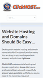 Mobile Screenshot of clickhost.com
